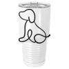 Sublimatable Polar Camel 30 oz. White Vacuum Insulated Tumbler w/Lid-bsai Thumbnail