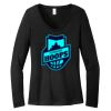 Women's Long Sleeve V Neck Tee Thumbnail