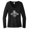 Women's Long Sleeve V Neck Tee Thumbnail