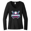 Women's Long Sleeve V Neck Tee Thumbnail