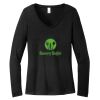 Women's Long Sleeve V Neck Tee Thumbnail