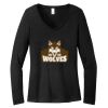 Women's Long Sleeve V Neck Tee Thumbnail