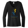Women's Long Sleeve V Neck Tee Thumbnail