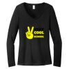 Women's Long Sleeve V Neck Tee Thumbnail