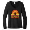 Women's Long Sleeve V Neck Tee Thumbnail