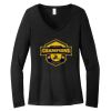 Women's Long Sleeve V Neck Tee Thumbnail