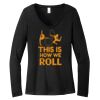 Women's Long Sleeve V Neck Tee Thumbnail