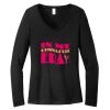 Women's Long Sleeve V Neck Tee Thumbnail