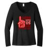 Women's Long Sleeve V Neck Tee Thumbnail