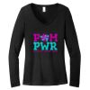 Women's Long Sleeve V Neck Tee Thumbnail
