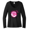 Women's Long Sleeve V Neck Tee Thumbnail