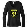 Women's Long Sleeve V Neck Tee Thumbnail