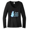 Women's Long Sleeve V Neck Tee Thumbnail