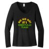 Women's Long Sleeve V Neck Tee Thumbnail