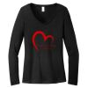 Women's Long Sleeve V Neck Tee Thumbnail