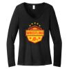 Women's Long Sleeve V Neck Tee Thumbnail