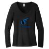 Women's Long Sleeve V Neck Tee Thumbnail