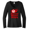 Women's Long Sleeve V Neck Tee Thumbnail