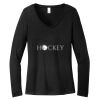 Women's Long Sleeve V Neck Tee Thumbnail