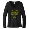 Women's Long Sleeve V Neck Tee Thumbnail