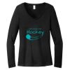 Women's Long Sleeve V Neck Tee Thumbnail