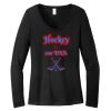 Women's Long Sleeve V Neck Tee Thumbnail