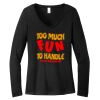 Women's Long Sleeve V Neck Tee Thumbnail