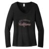 Women's Long Sleeve V Neck Tee Thumbnail