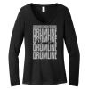 Women's Long Sleeve V Neck Tee Thumbnail
