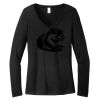 Women's Long Sleeve V Neck Tee Thumbnail
