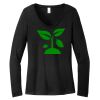 Women's Long Sleeve V Neck Tee Thumbnail
