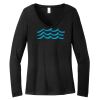 Women's Long Sleeve V Neck Tee Thumbnail