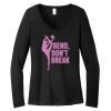 Women's Long Sleeve V Neck Tee Thumbnail