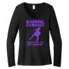 Women's Long Sleeve V Neck Tee Thumbnail