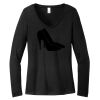 Women's Long Sleeve V Neck Tee Thumbnail